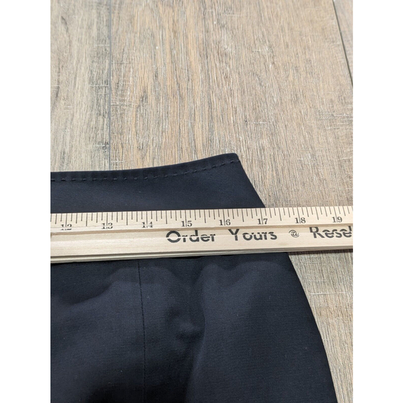 Tahari Dress Skirt Womens 10 Black Pencil Knee Length Casual Stretch Cotton Blnd - Picture 4 of 7